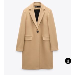 SOLD Zara Womens Winter Camel Coat